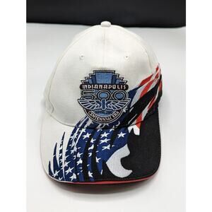 Indianapolis 500 Indy 500 Centennial 2010 F1 Brickyard Hat Cap Racing USA flag